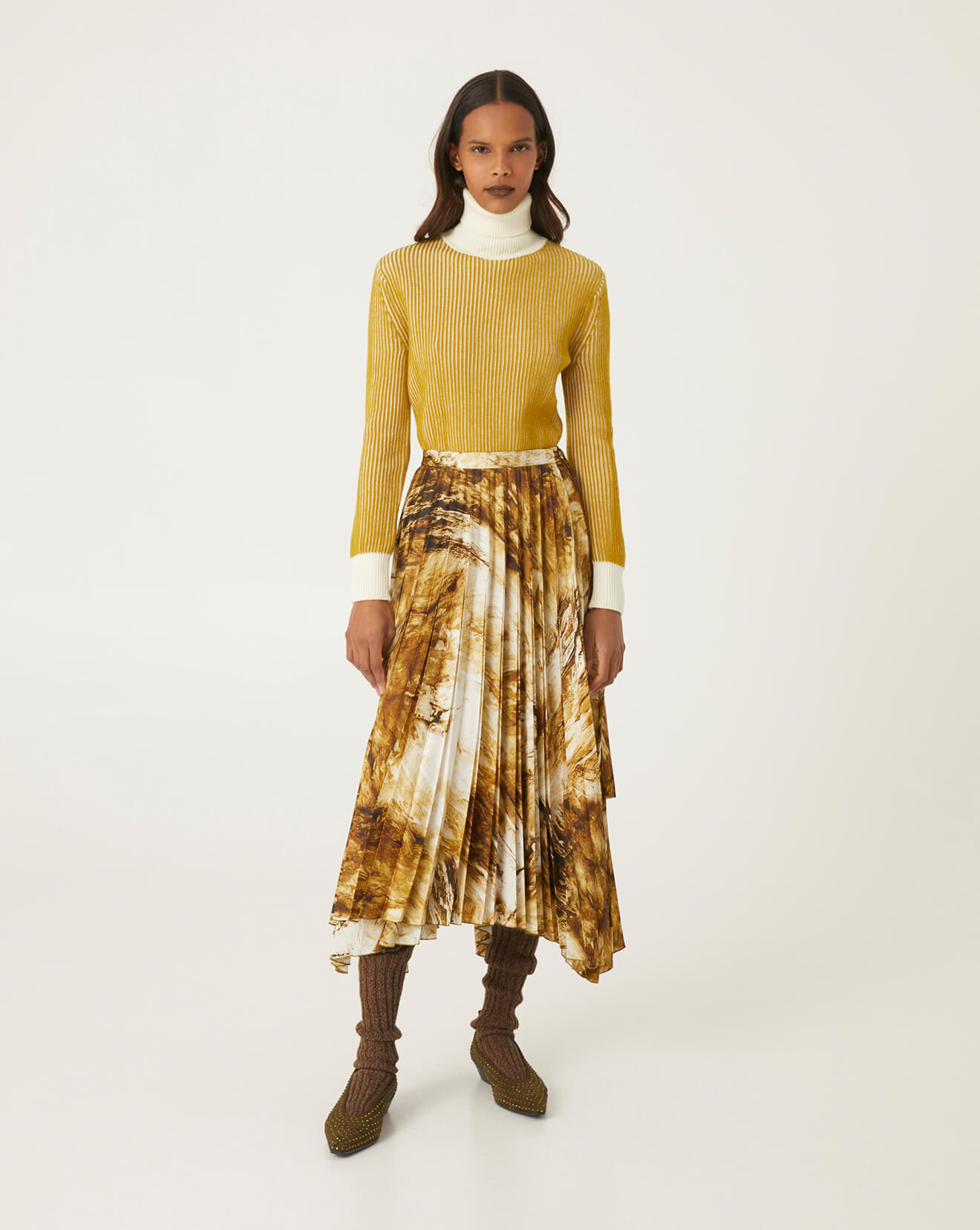 pleated  ambra skirt