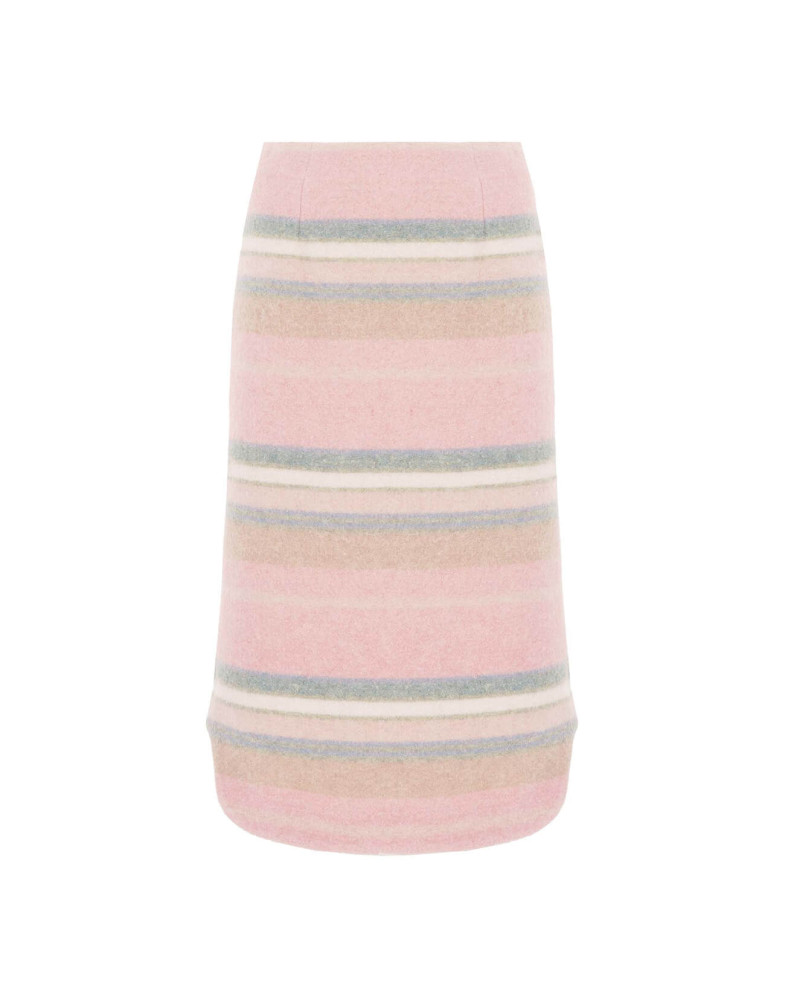 striped skirt of cloth