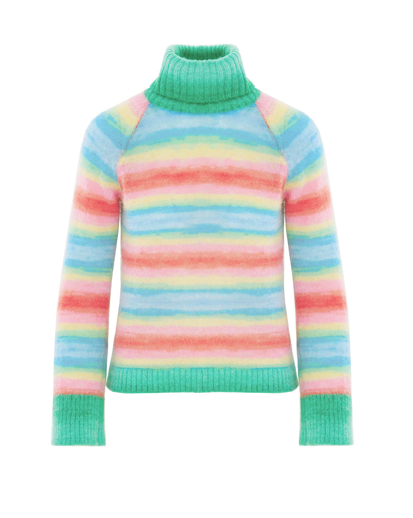 printed mohair sweater