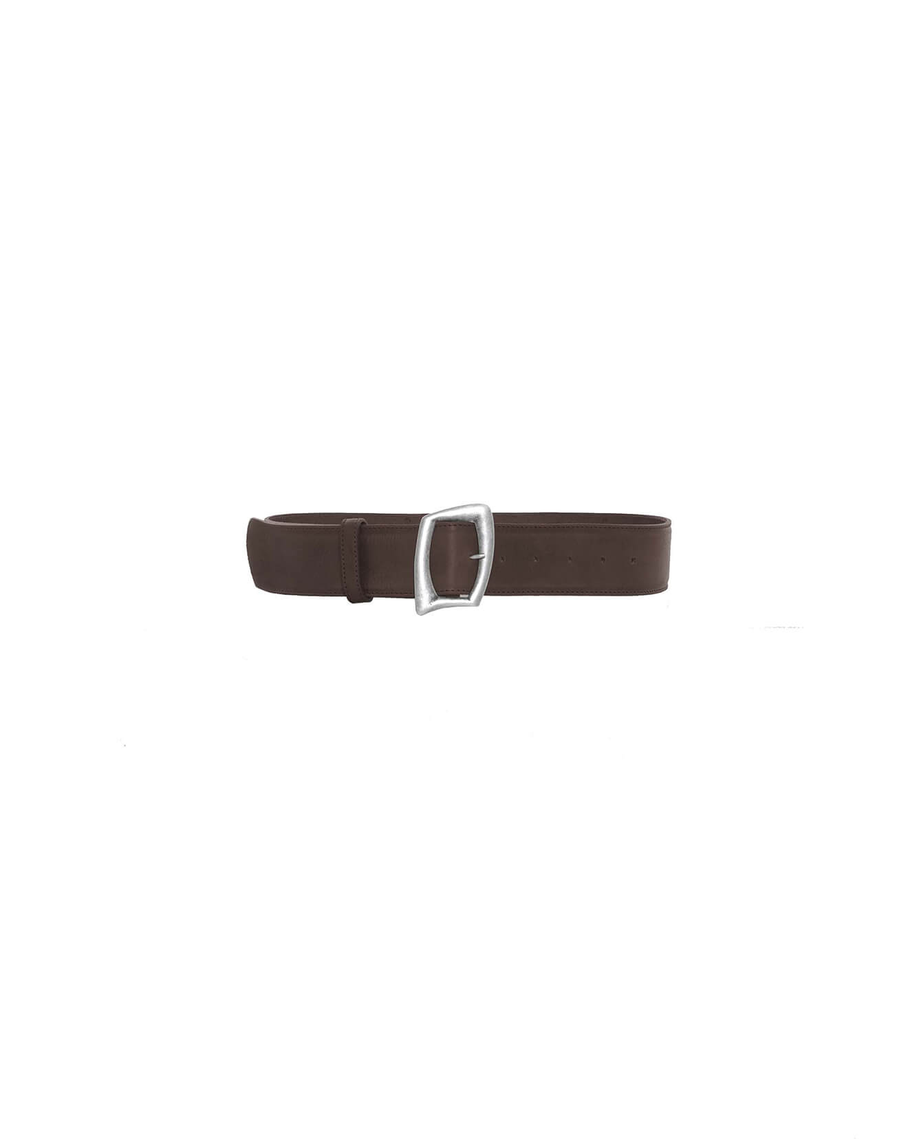 belt with irregular buckle