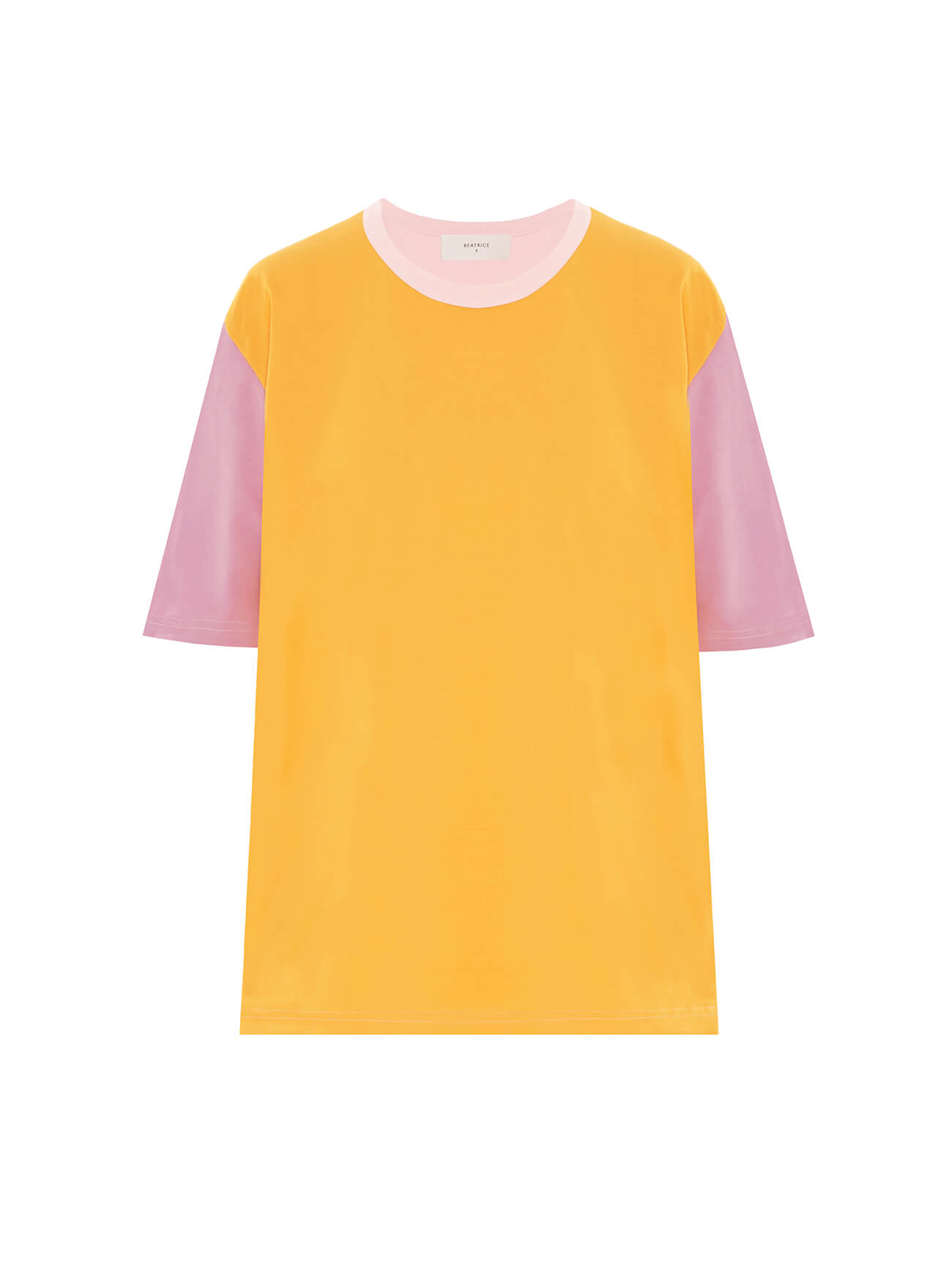 patch t-shirt with maxi print on the back