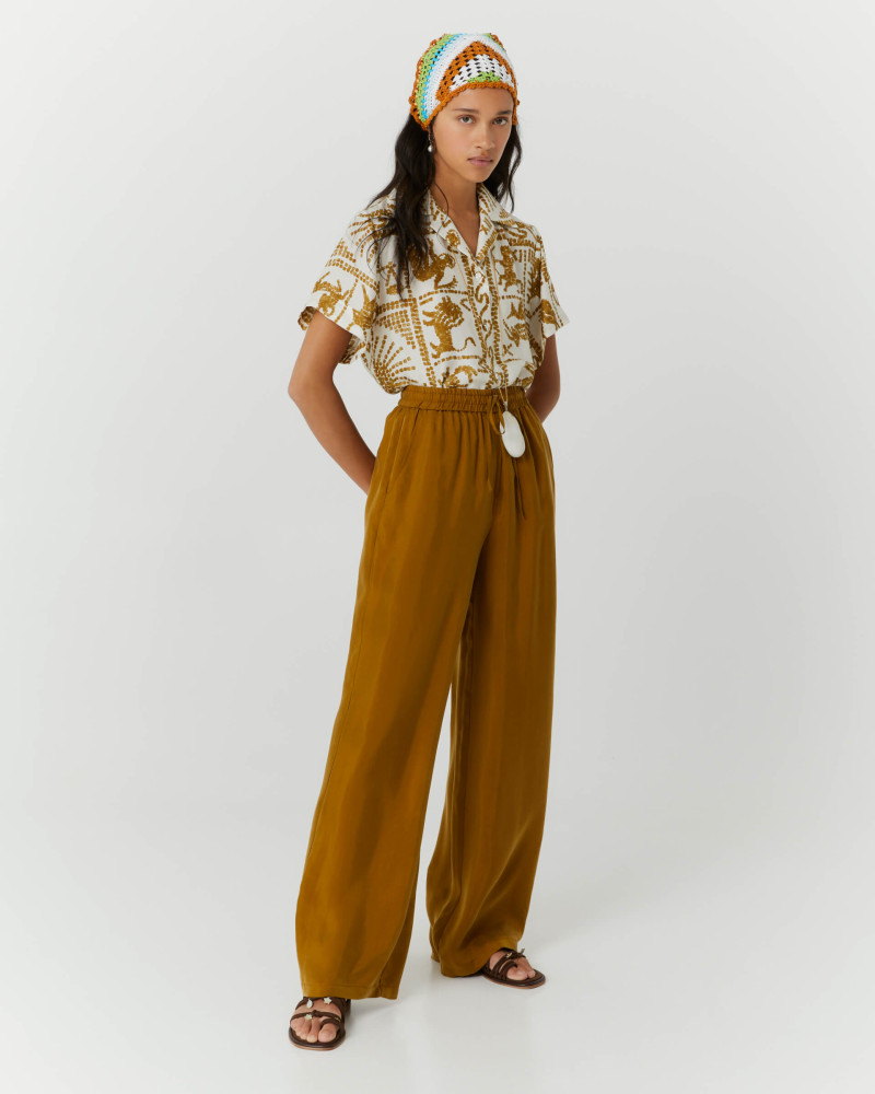 palazzo trousers in cupro+23FE1746CUPRO_275