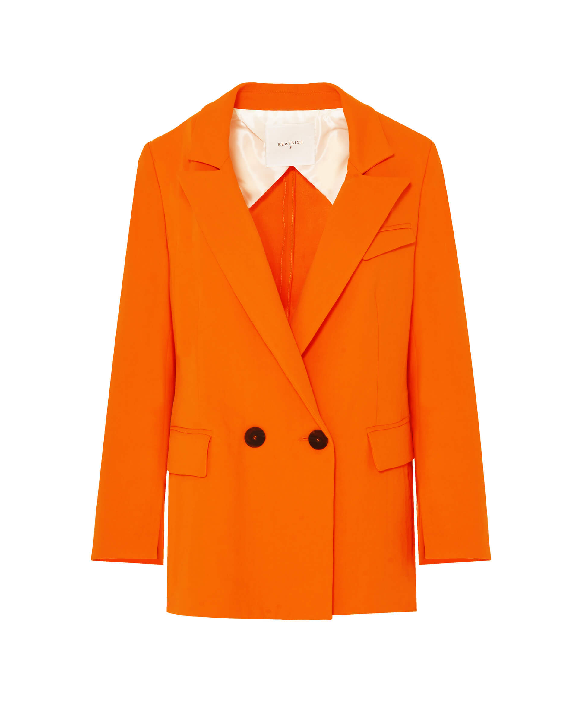 giacca doppiopetto arancio