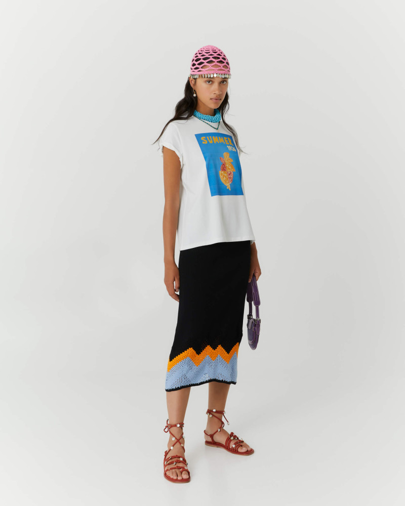 skirt with multicolour crochet insert+23FE5698HANDMADE_99