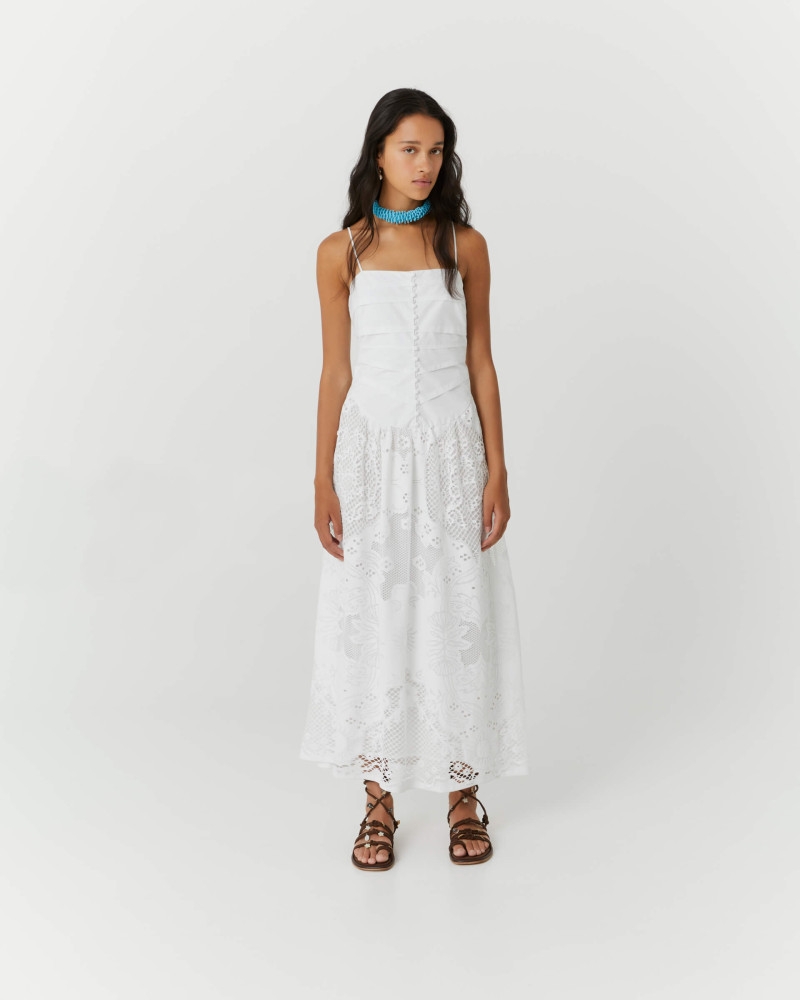 long dress in cotton lace+23FE6028SOLEIL_1