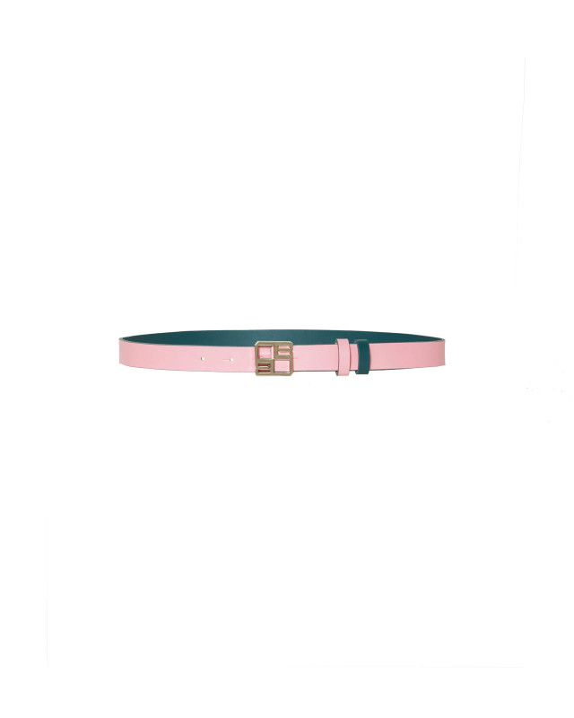 pink reversible leather belt