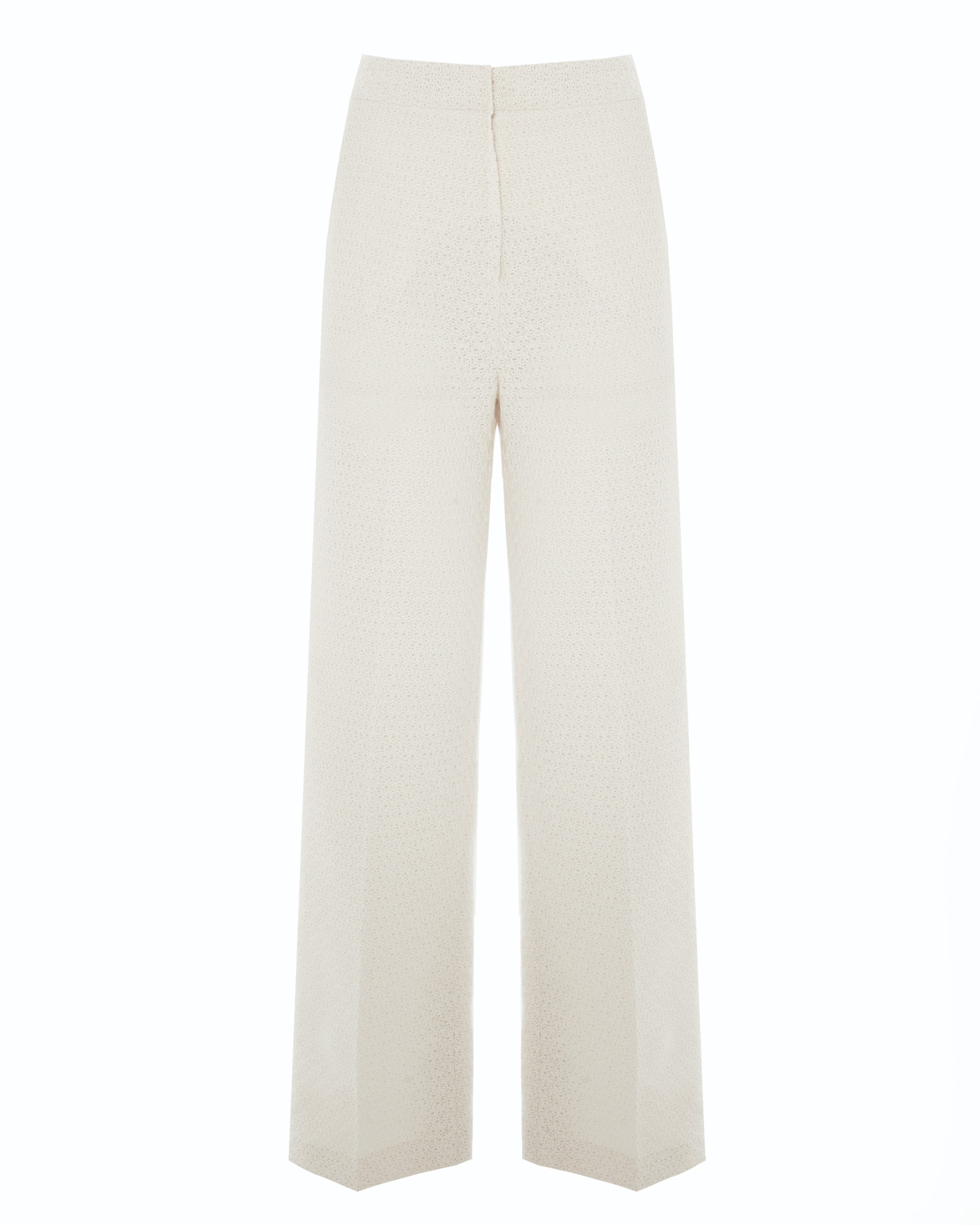 straight jacquard trousers