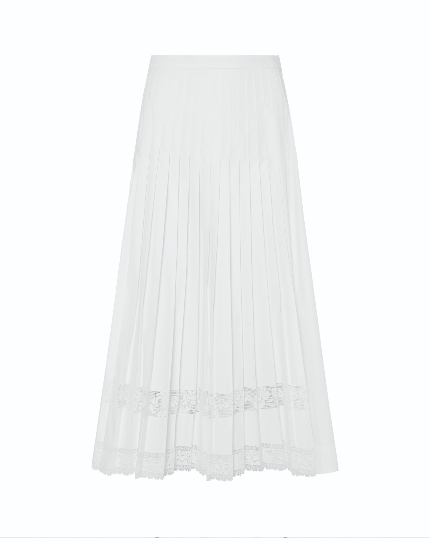 pleated skirt with laces
