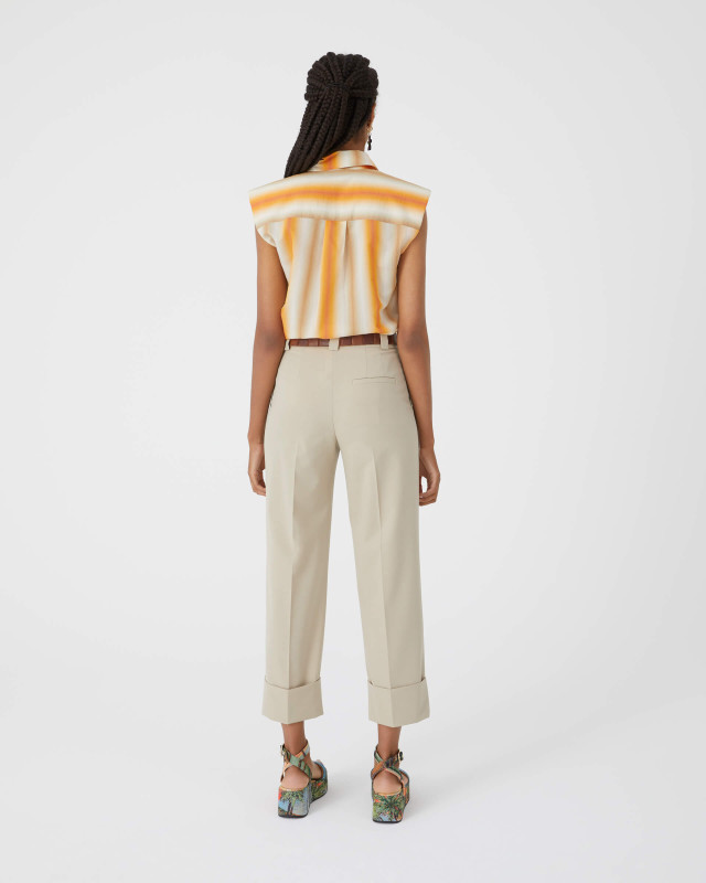 cropped tapioca trousers
