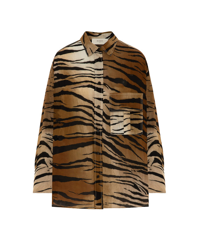 animalier bluse over