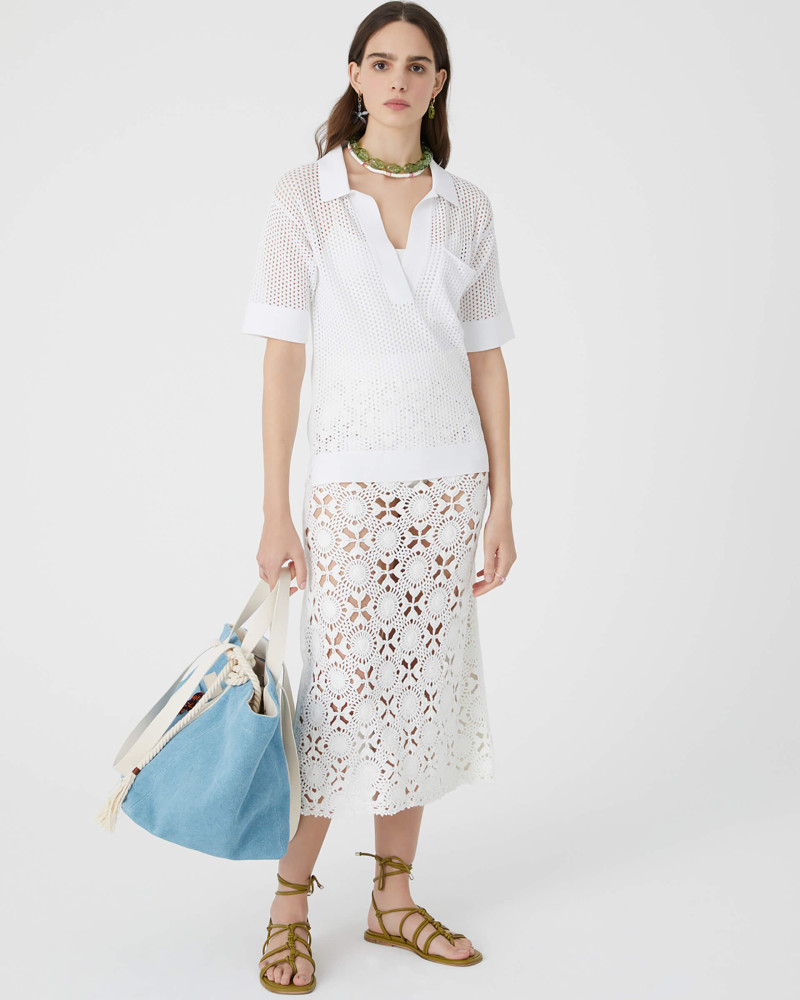 midi white crochet skirt+22FE5598CROCHET_1