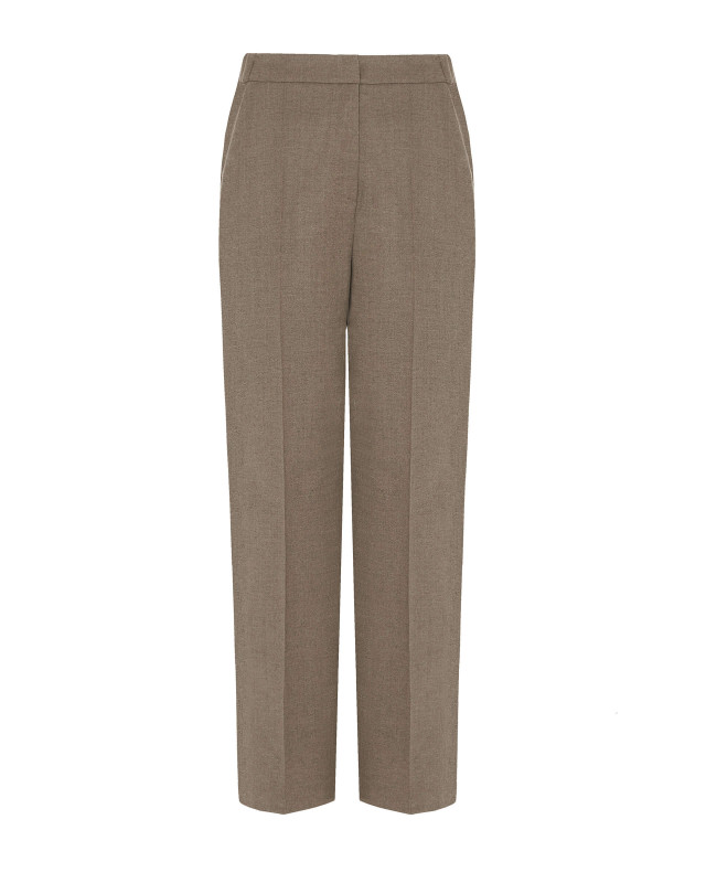 straight slim fit trousers