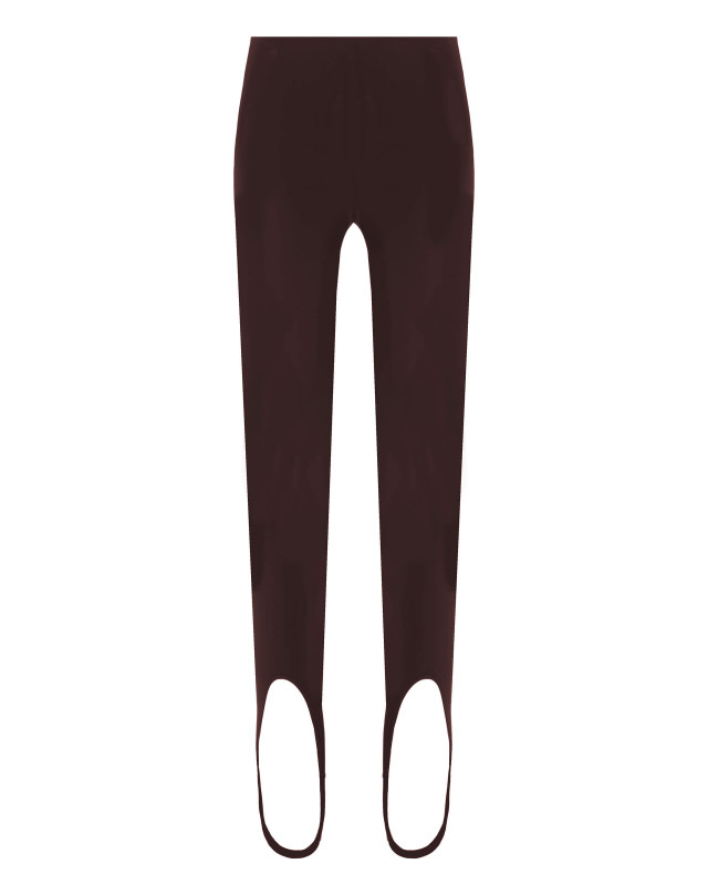 brown leggings with gaiter