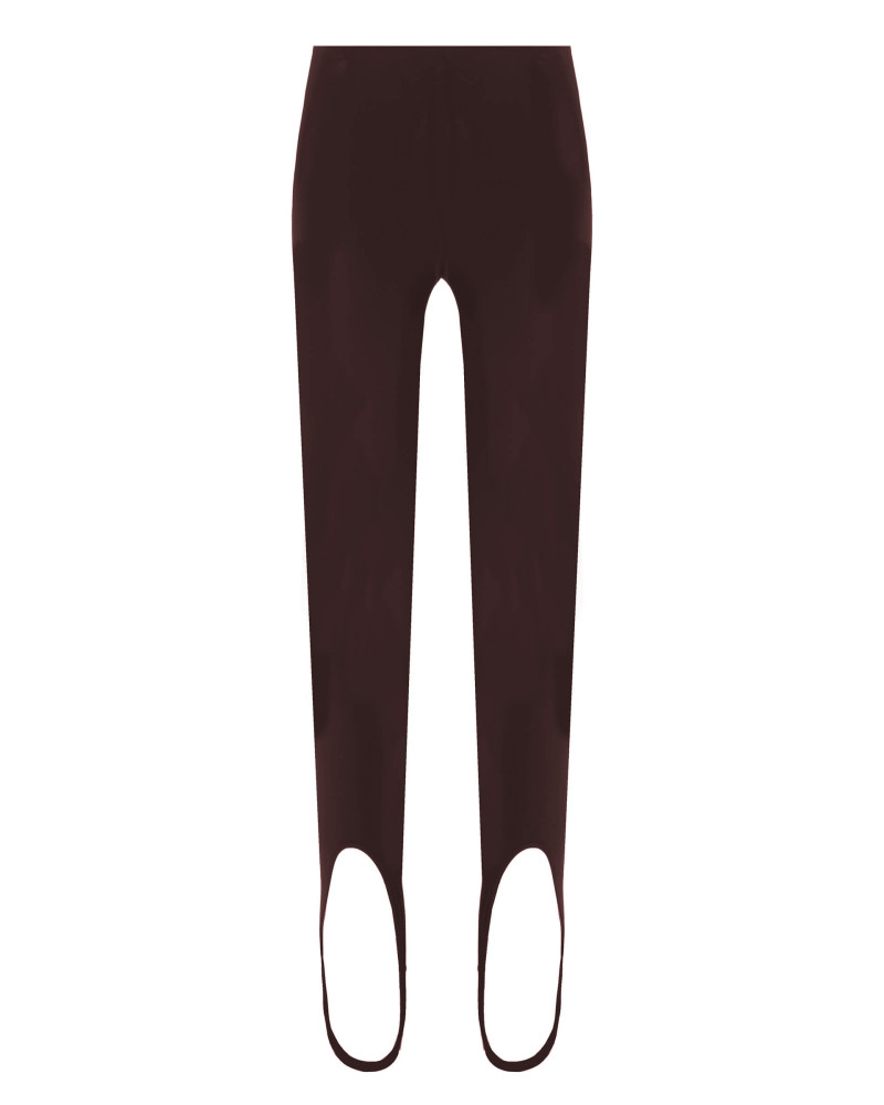brown leggings with gaiter