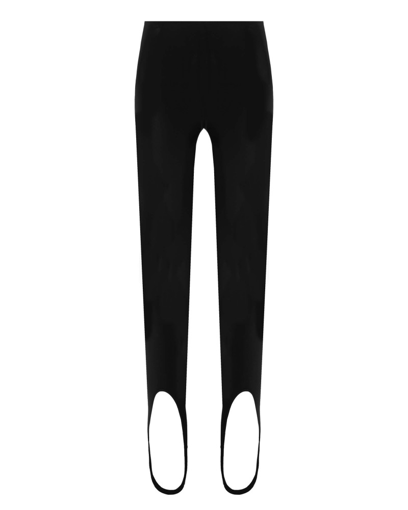 black leggings with gaiter