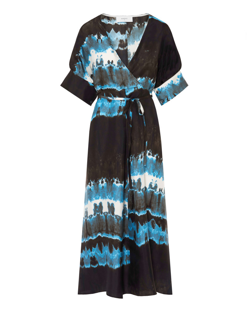beatrice .b printed silk twill dress+24FE6234SILK_690